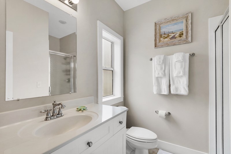 Downstairs Master Bath with Shower
